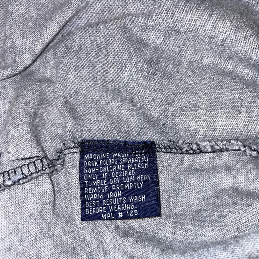 Chaps Ralph Lauren long sleeve checkered polo size L, blue/gray/red - Picture 9 of 9